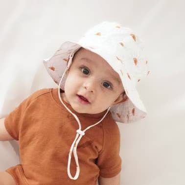 Sunshine Bucket Hat: 0-6 months