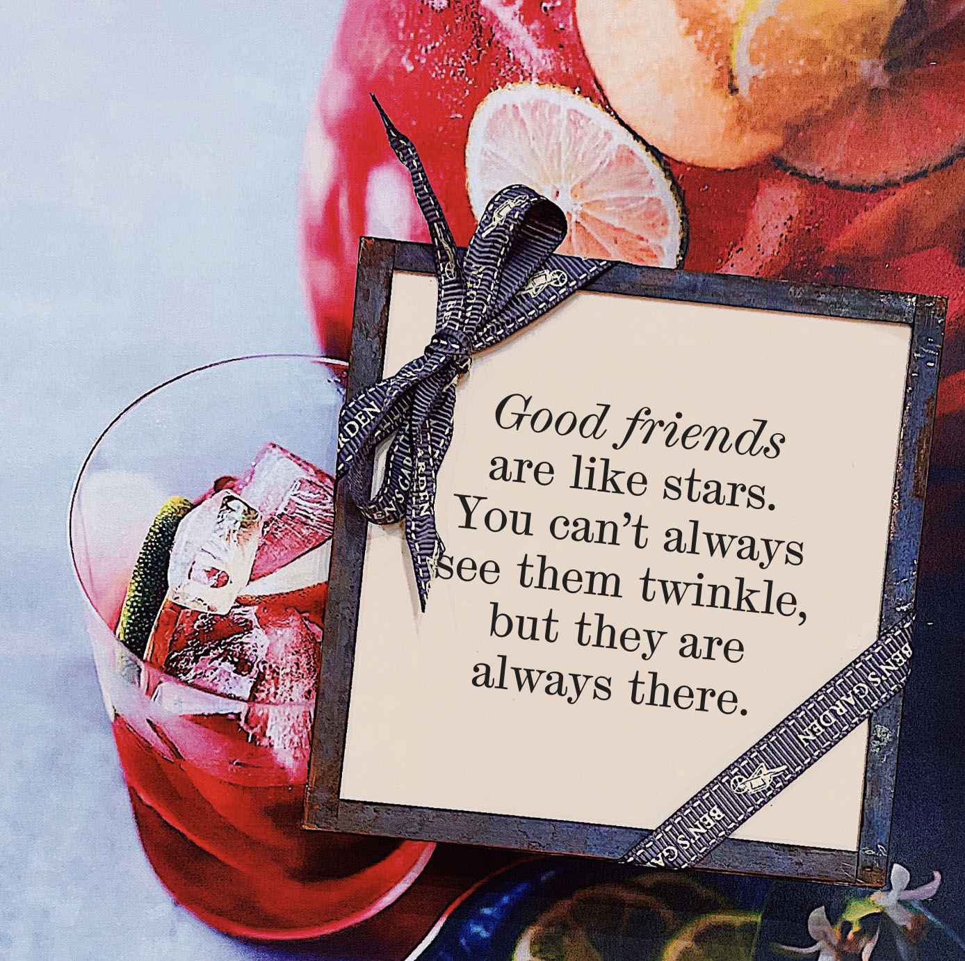 Good Friends Are Like Stars Coaster