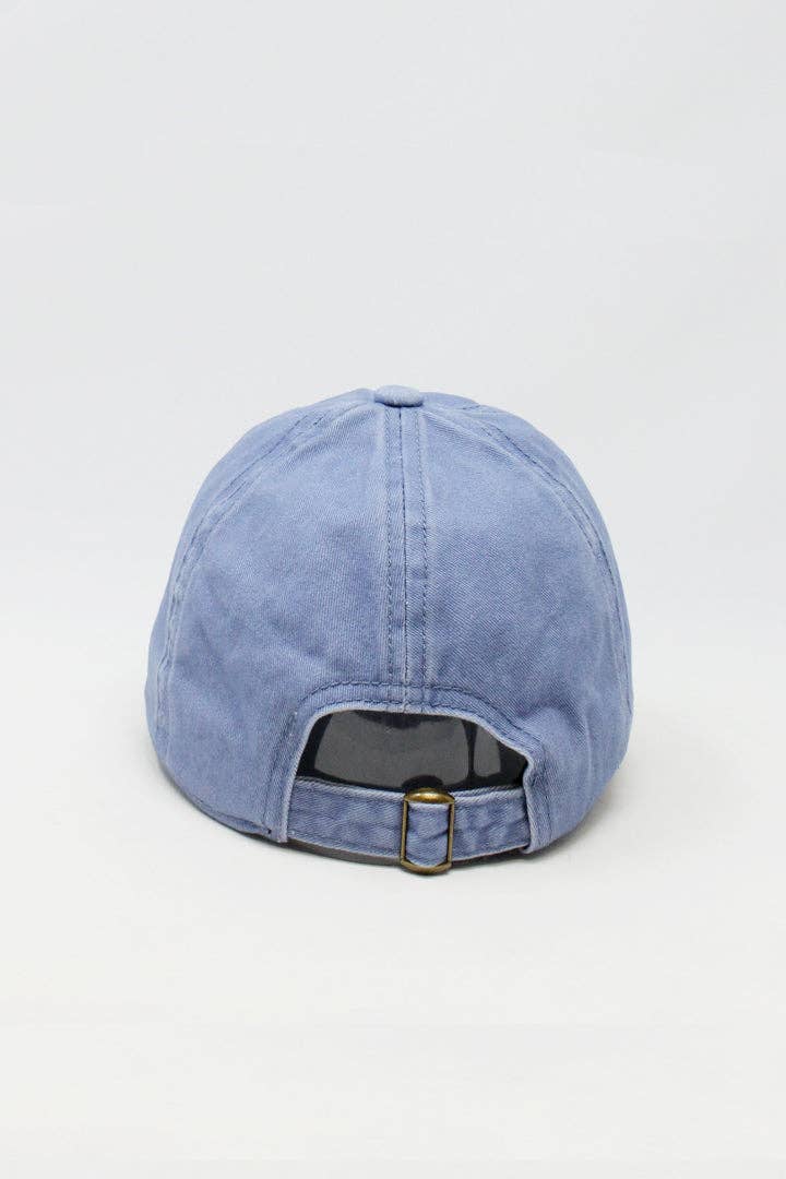 Vintage Washed Baseball cap "LAKE" Khaki