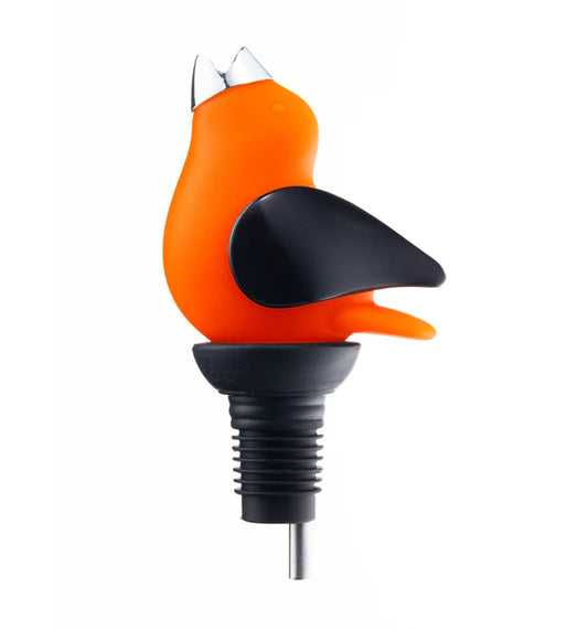 Orange/Black Chirpy Top
