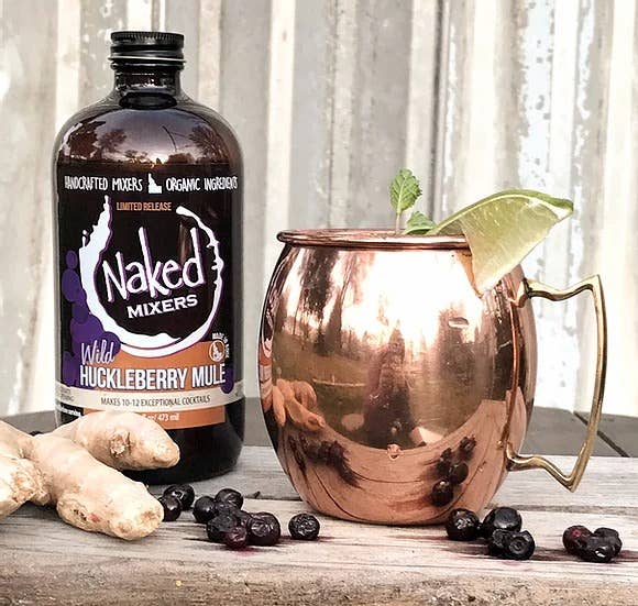 Naked Huckleberry Ginger Mule