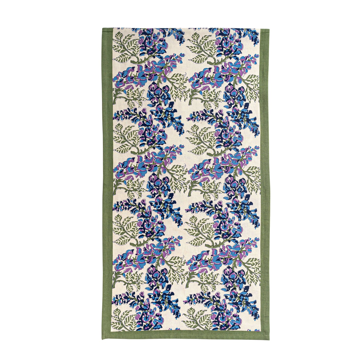 Wisteria Blue & Green Table Runner