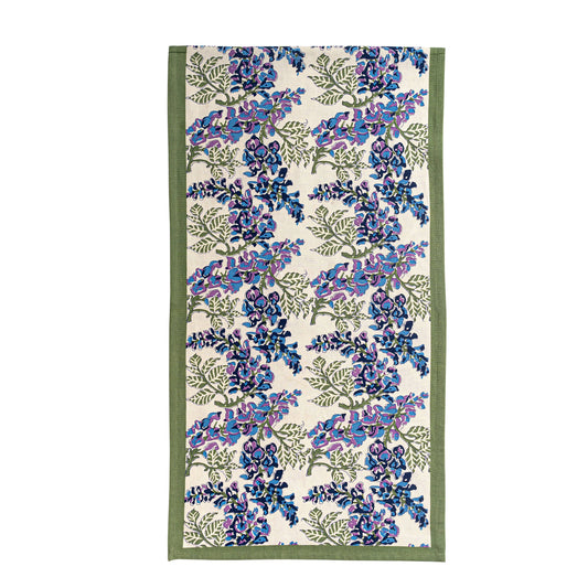 Wisteria Blue & Green Table Runner