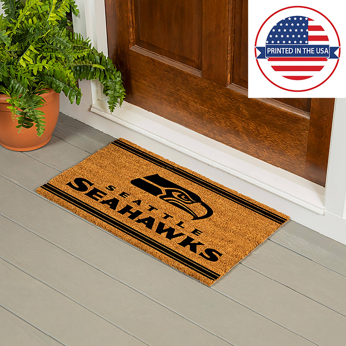 Seattle Seahawks Coir Mat 1C