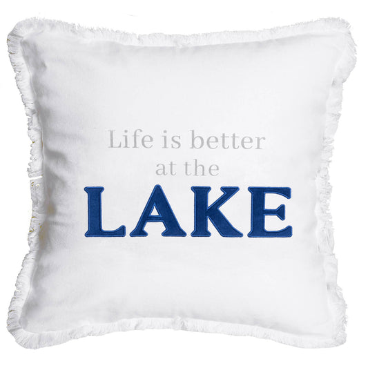 Lake - 18" Throw Pillow Cover