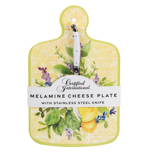 Lemon Zest Melamine Gift Cheese Board
