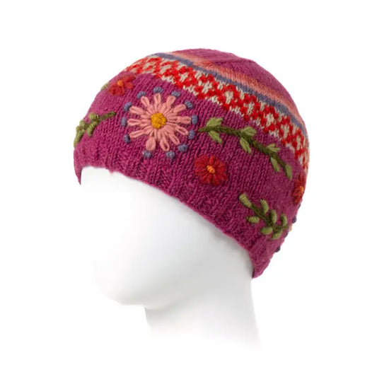 Abigail Beanie - Fuschia