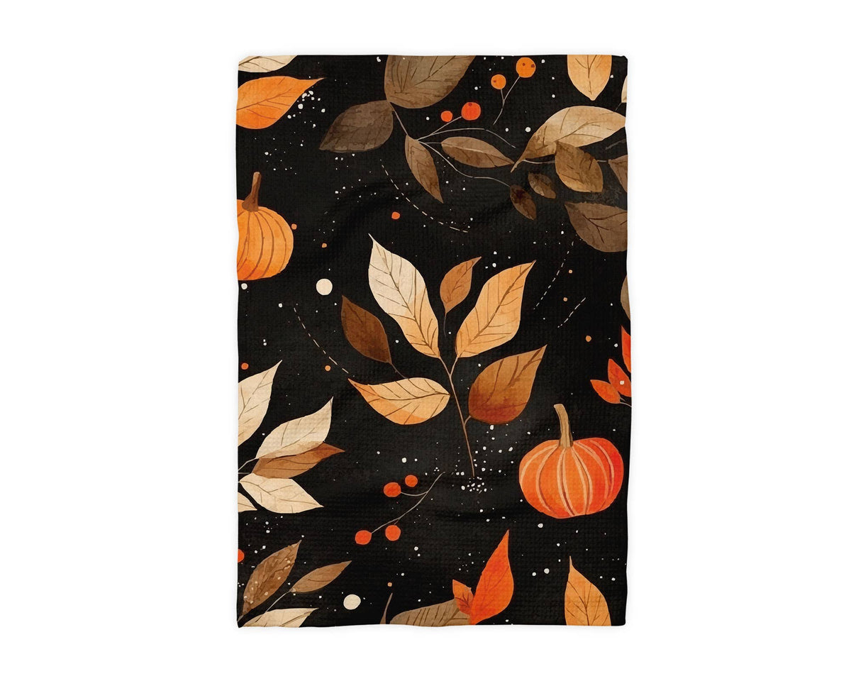Fall Autumn Leaves Foliage Picking Farm Towel