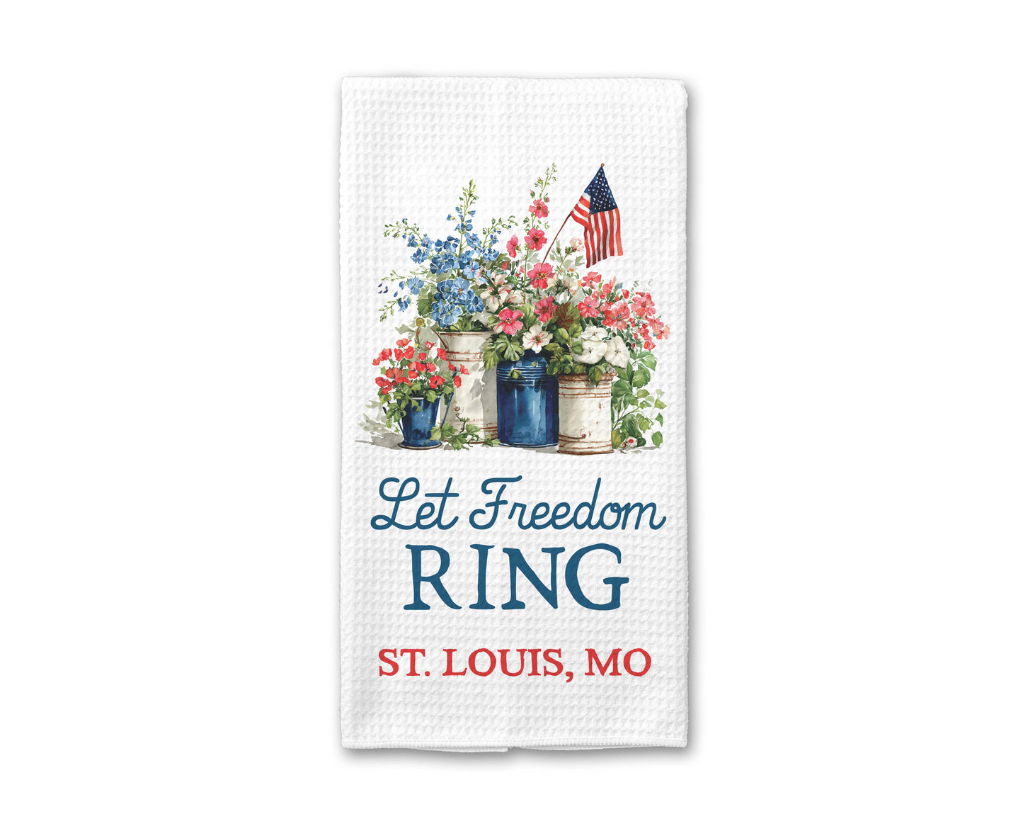 USA 250 4th July Patriotic Kitchen Towel