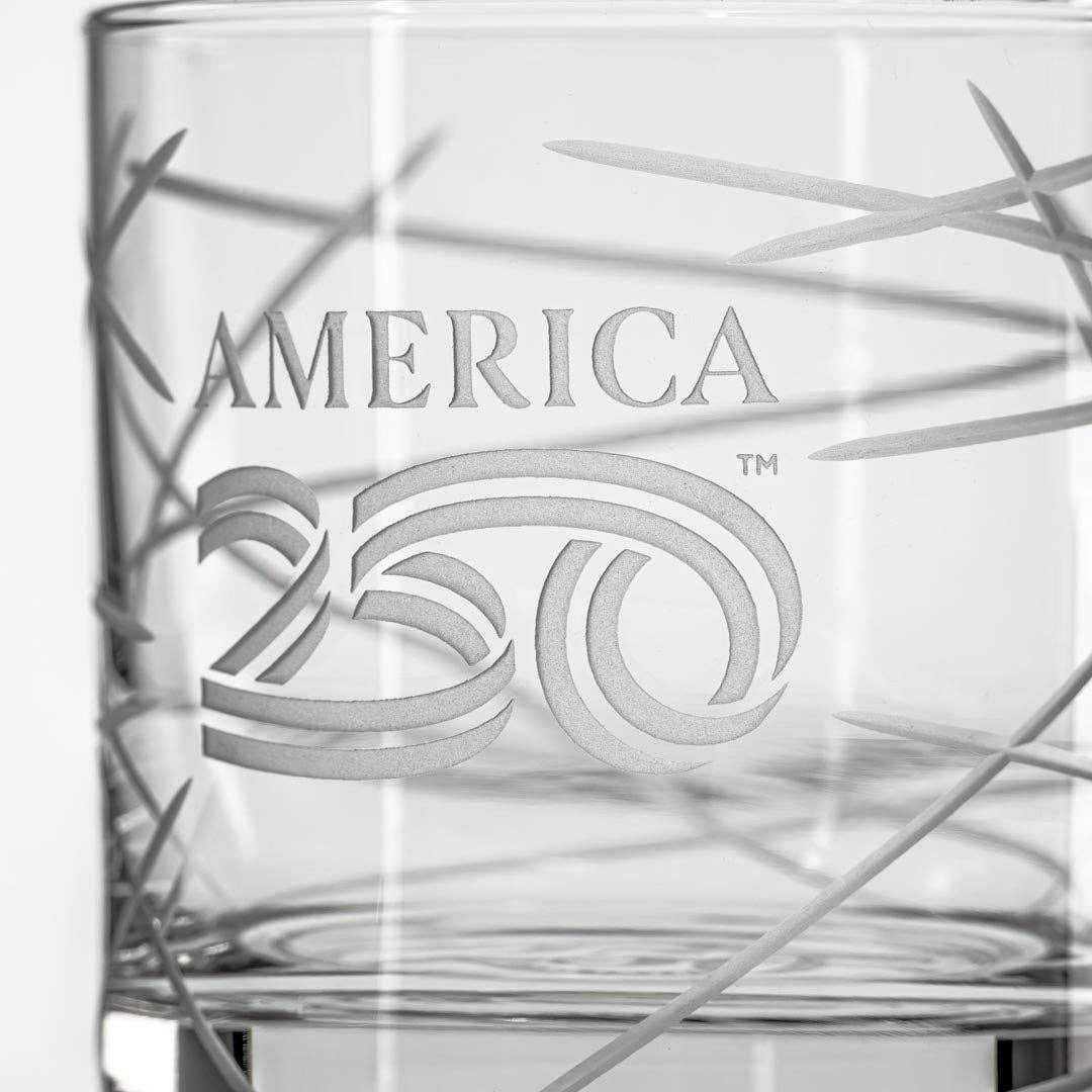 America250™ Longitude On The Rocks Whiskey Glass