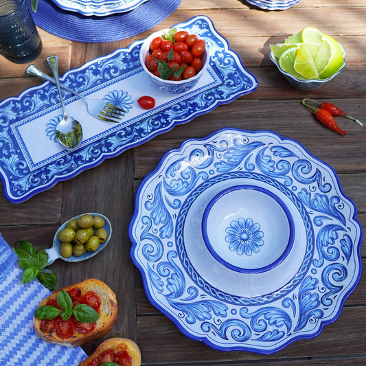 Veranda 100% Melamine Rectangular Platter 19in x 8in