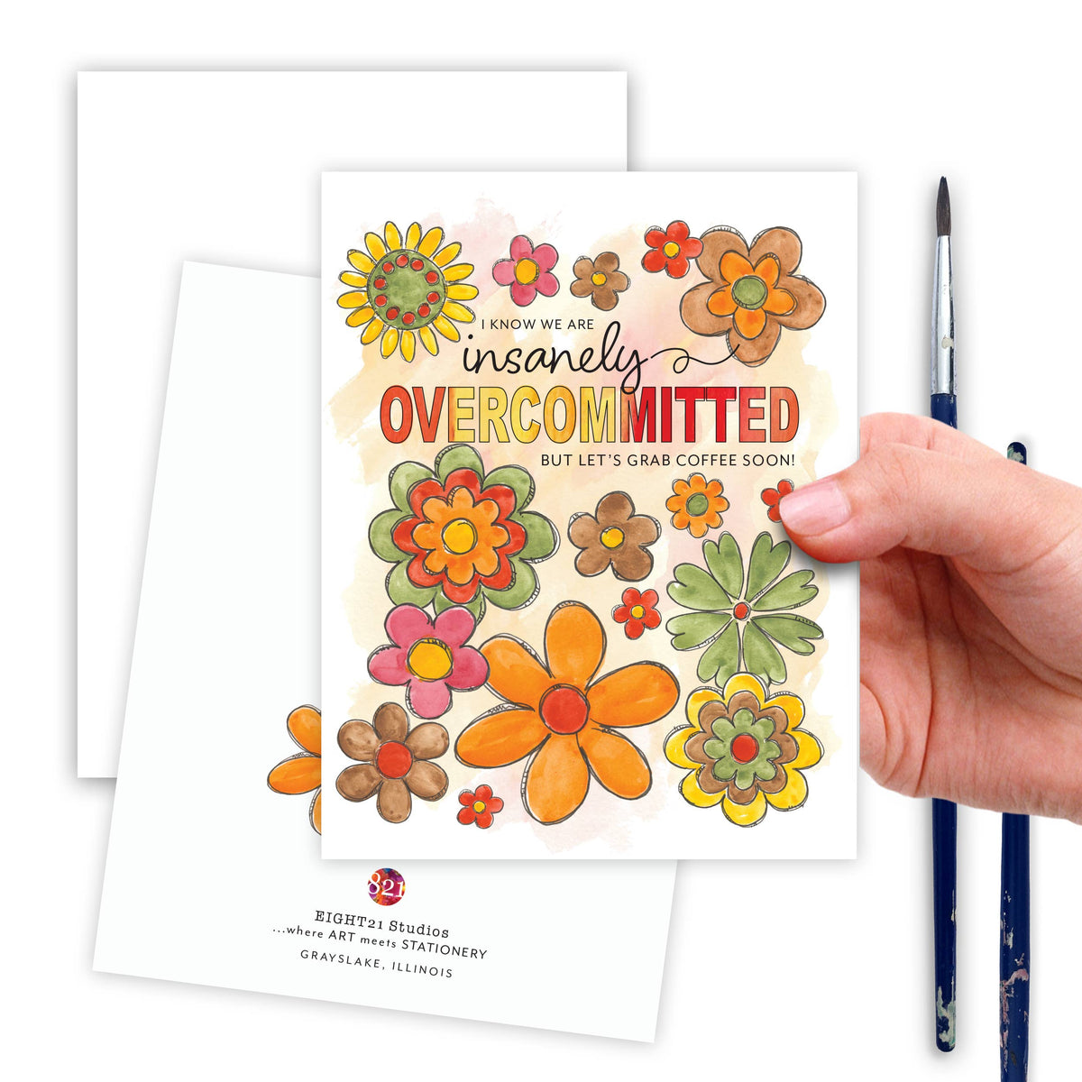 Boho Greeting Cards Mental Health Card