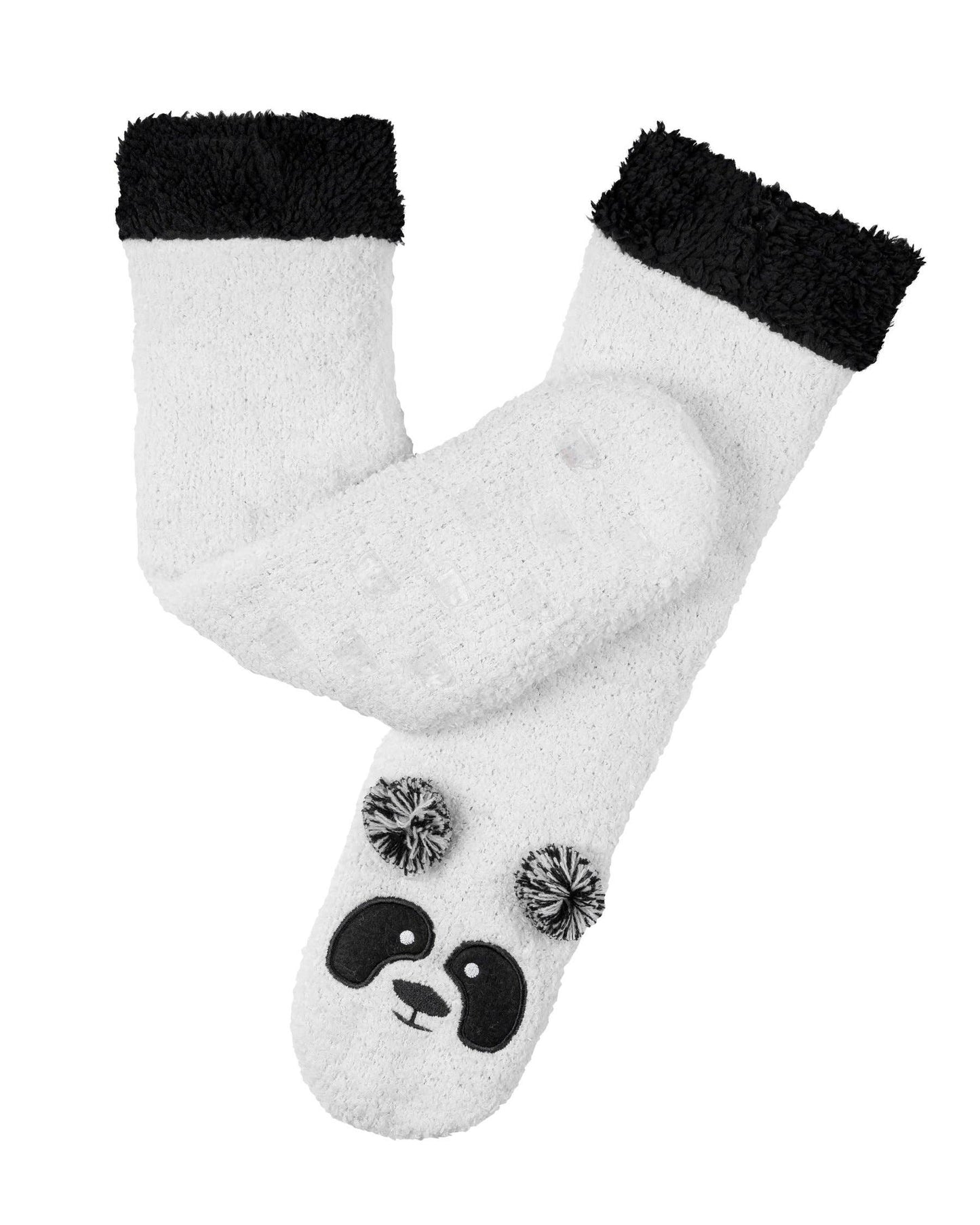 Marshmallow Critter Sock: Bear (Chestnut) / One Size