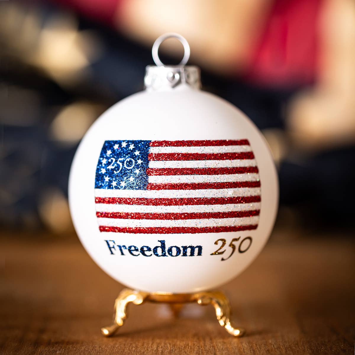 Freedom 250 Flag Ornament