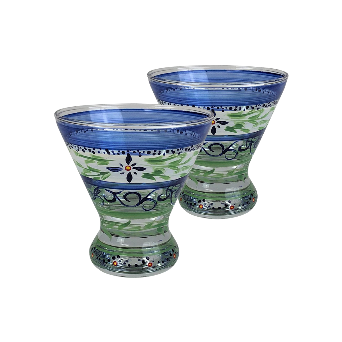 Barcelona Blue Cosmopolitan Glasses