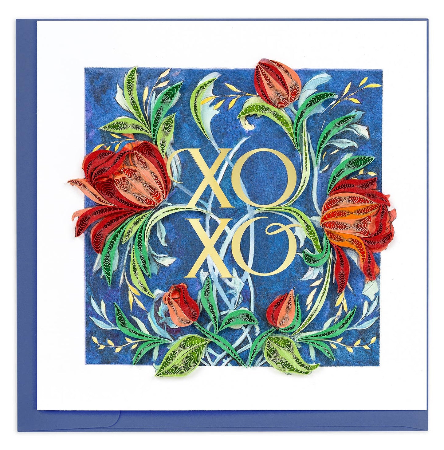 XOXO Roses Greeting Card