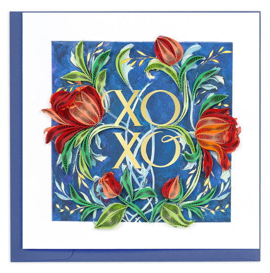 XOXO Roses Greeting Card