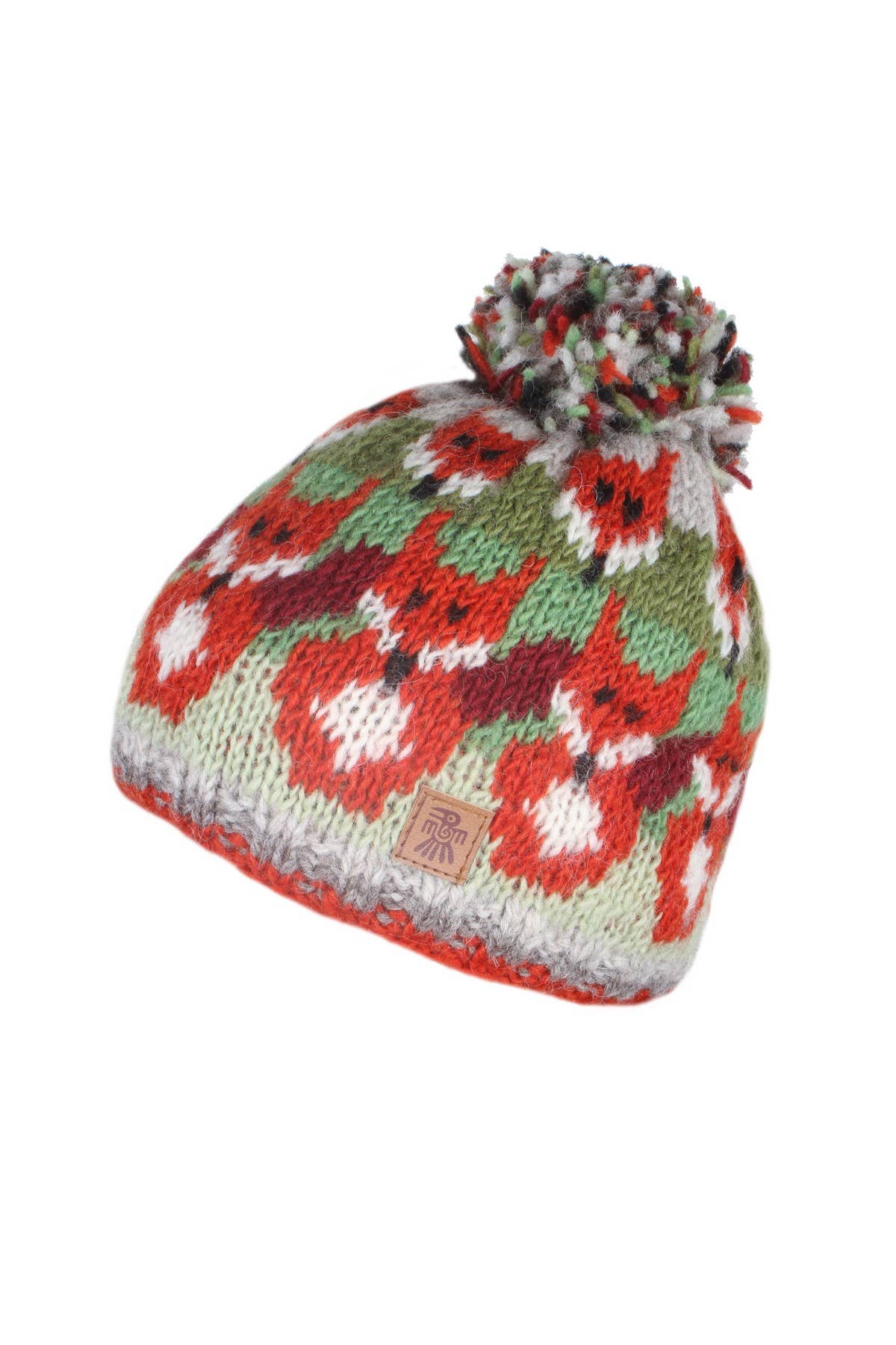 Skulk of Foxes Bobble Hat Red Orange
