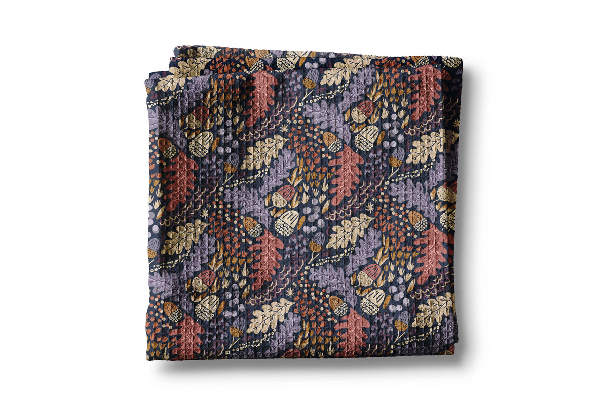 Fall Floral Towel Autumn Botanical
