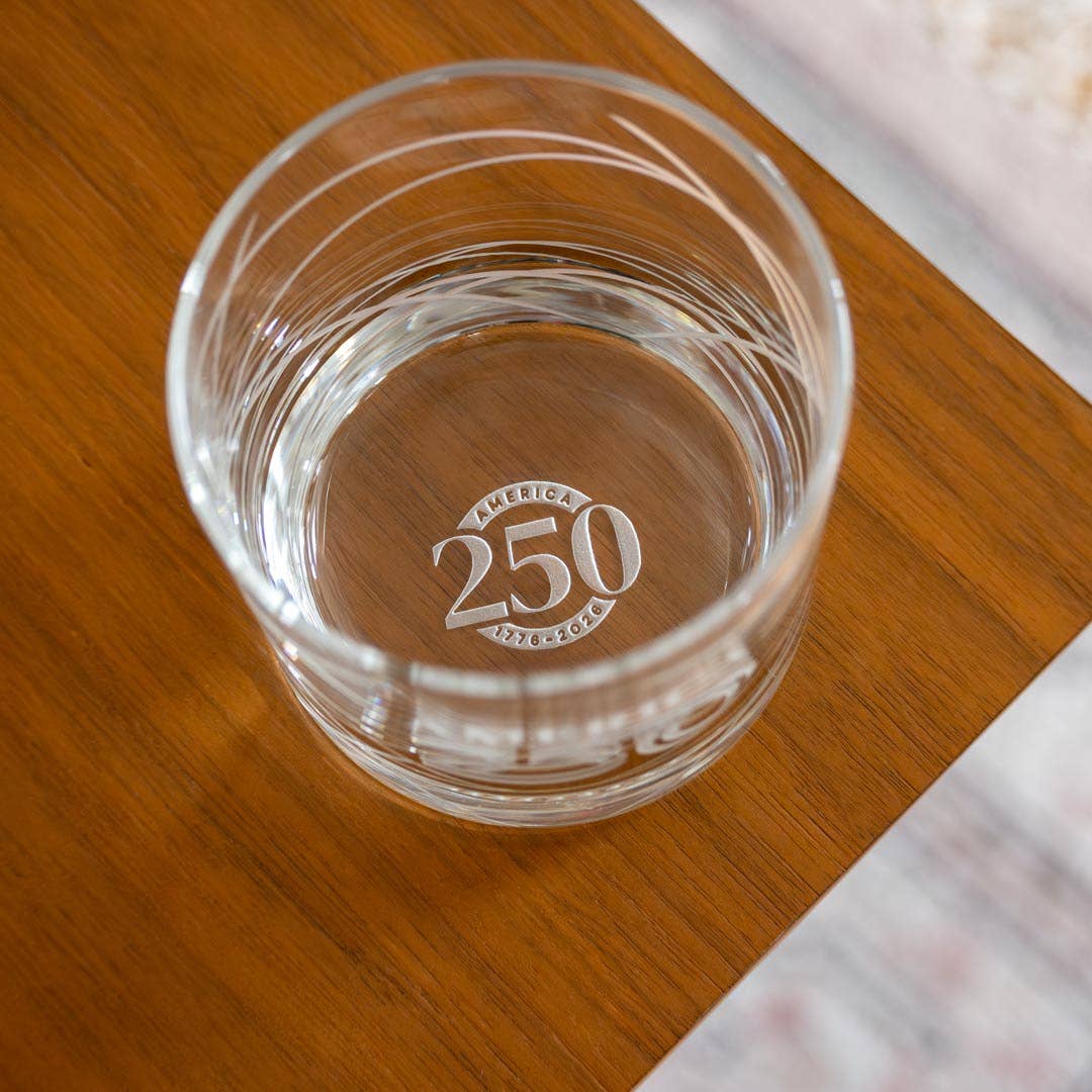 America250™ Longitude On The Rocks Whiskey Glass