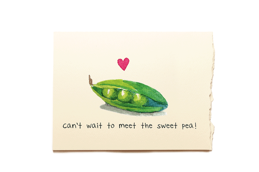 Sweet Pea Baby/Expecting Card