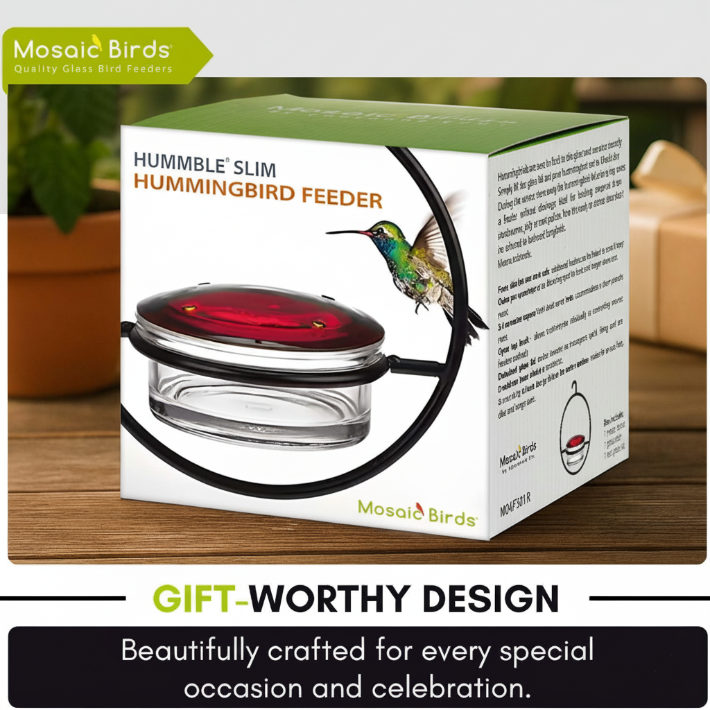 Hummble Slim Hummingbird Feeder