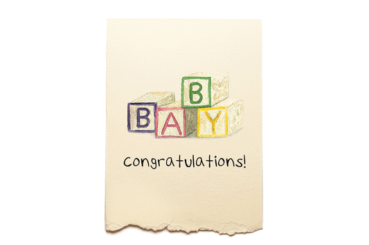 Blocks Baby/Expecting Card