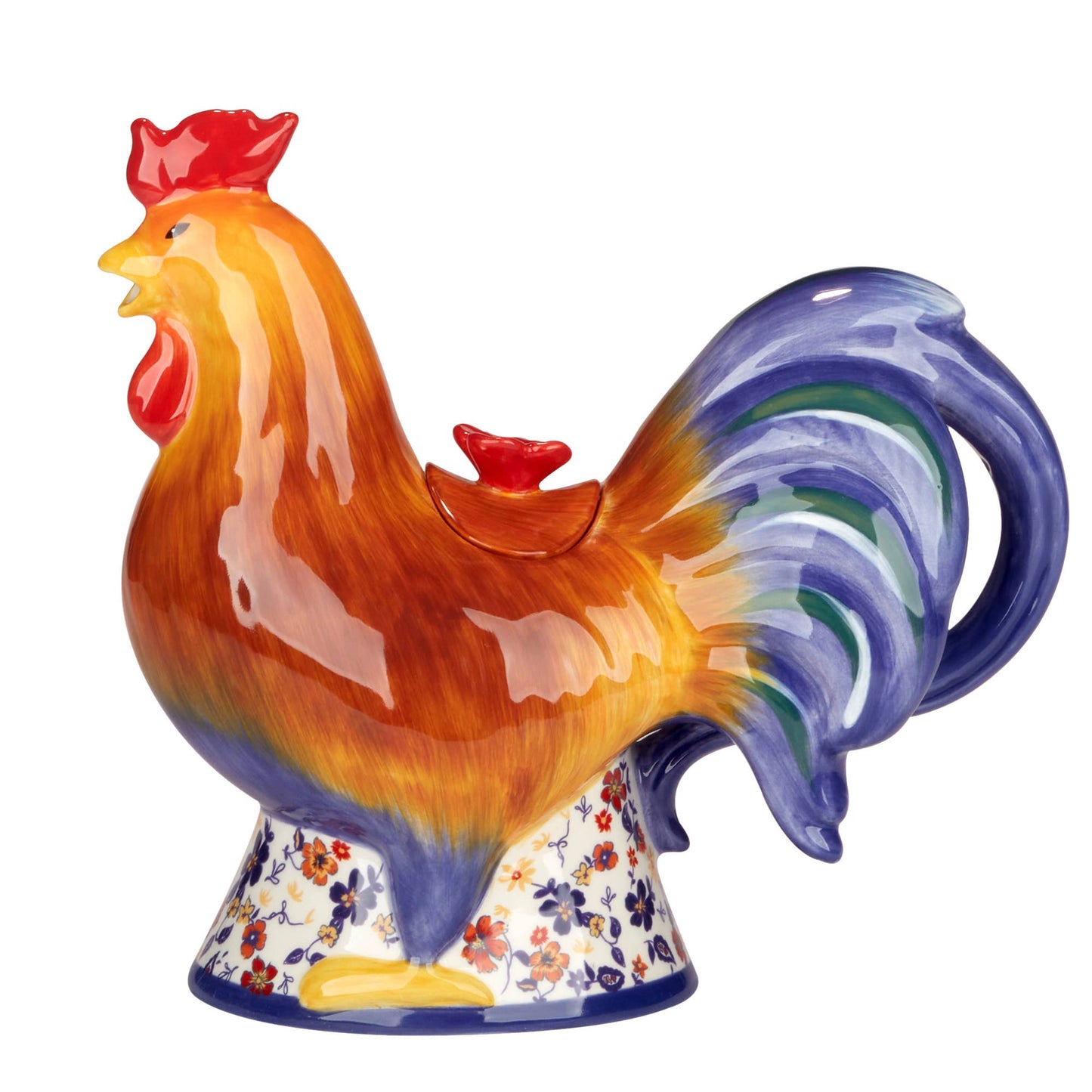 Morning Rooster 3-D Rooster Teapot 24 oz.