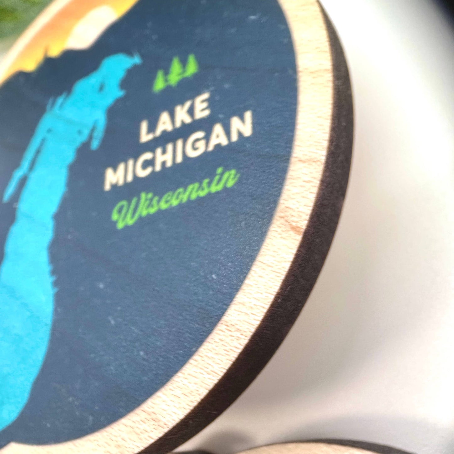 Lake CDA Custom Wooden Lake Magnets