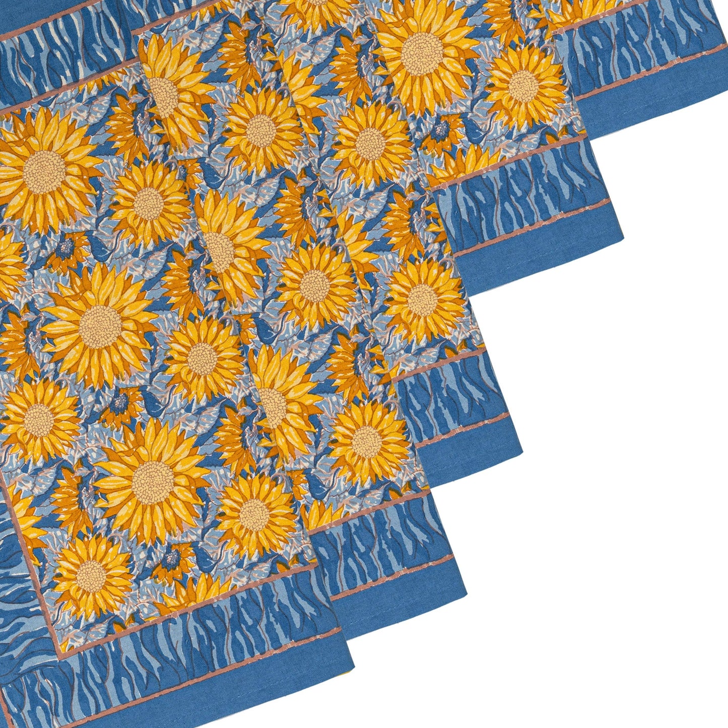 Sunflower Napkins - Yellow/Blue