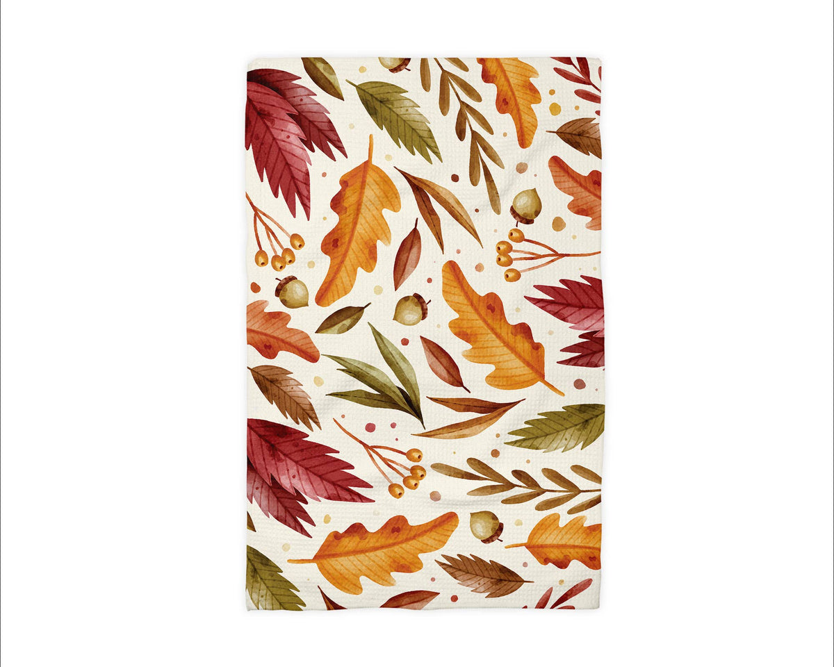Autumn Leaves Foliage Fall Picking Farm Towel