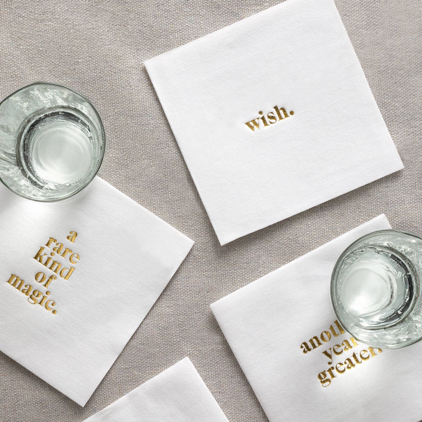 Another Year Greater Cocktail Napkins - Set of 20