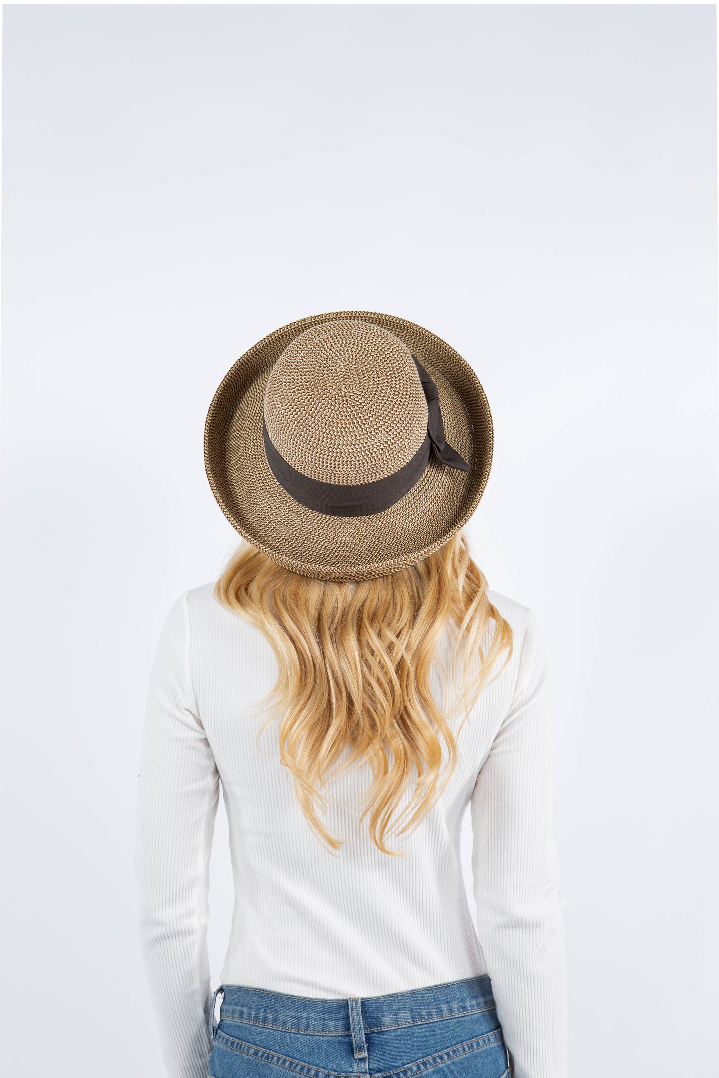 8533 Hat Spring: Brown Tweed