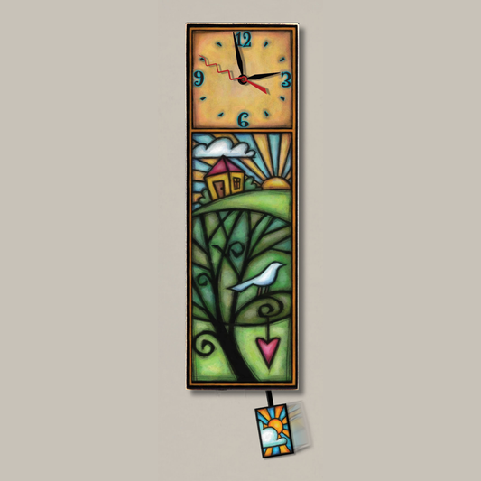 House and Bird Clock - WAC296