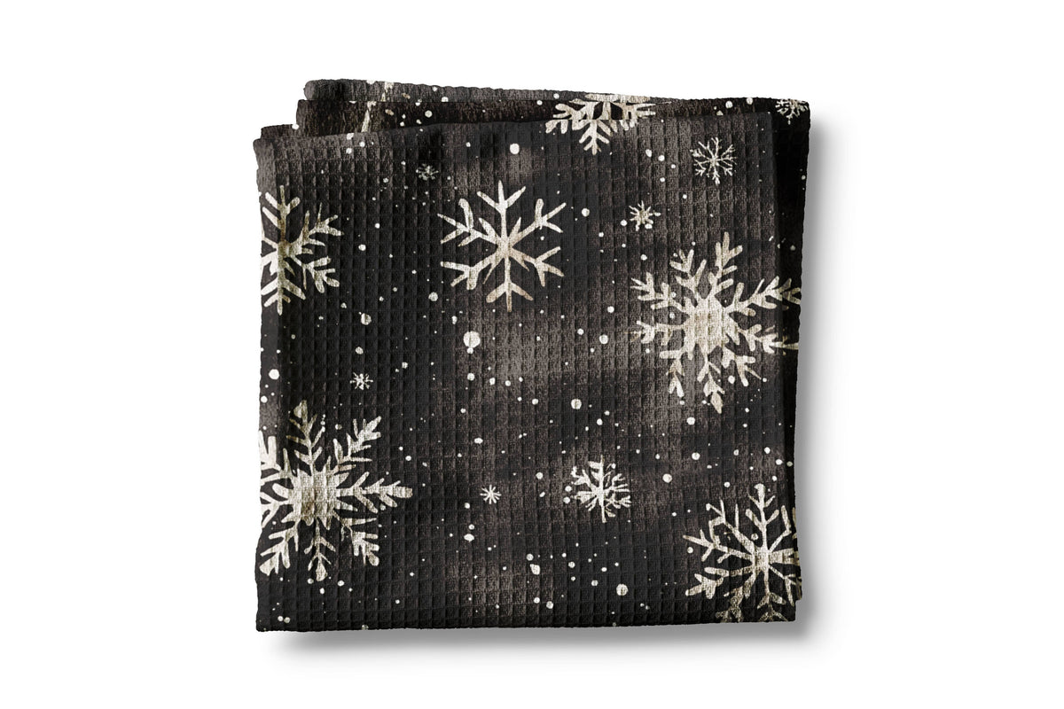 Christmas Snow Snowflake Kitchen Towel