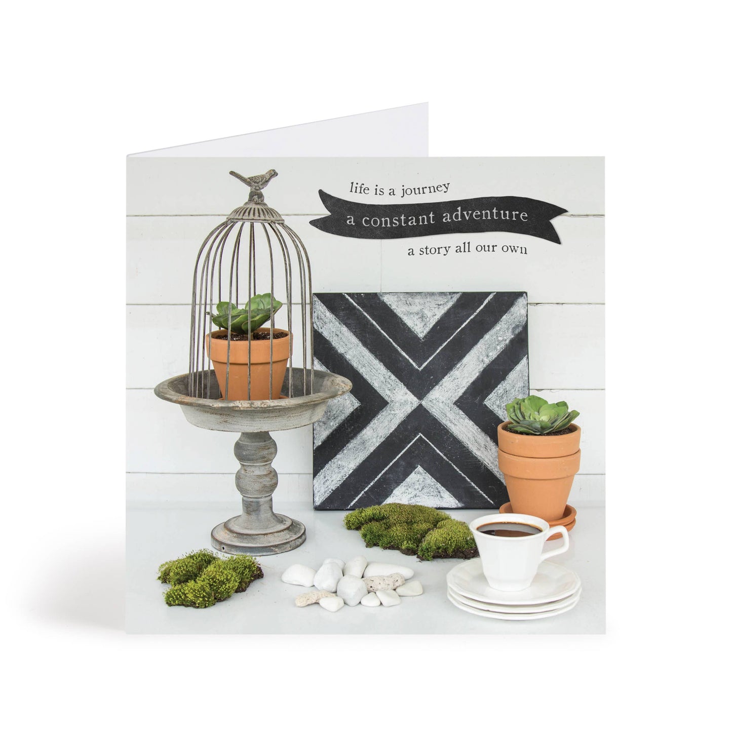 Secret Garden Birthday Greeting Card