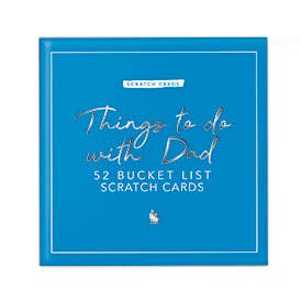 Things to do with Dad Bucket List Scratch Cards