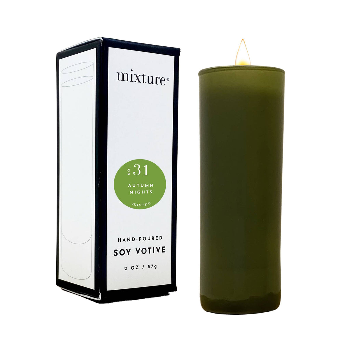 2 oz Avocado Votive: No / No 31 Autumn Nights