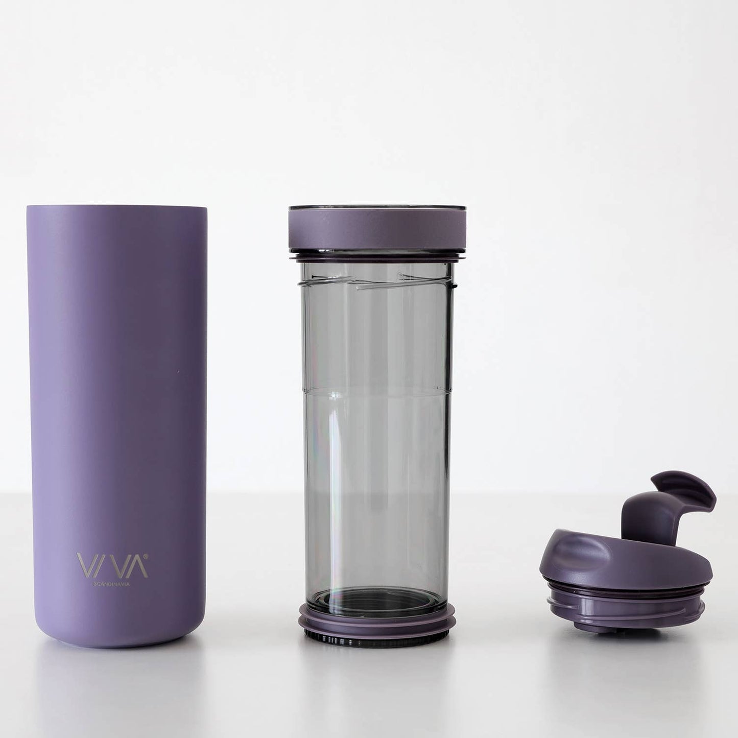 Travel Mug w/ Built-in Brewing System Gray