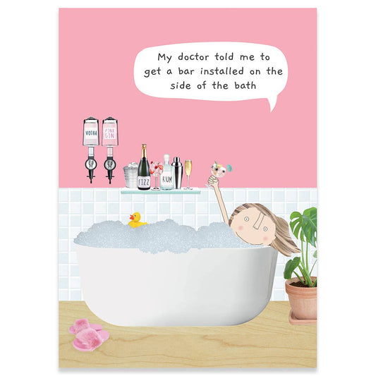 Bath Bar Birthday Card