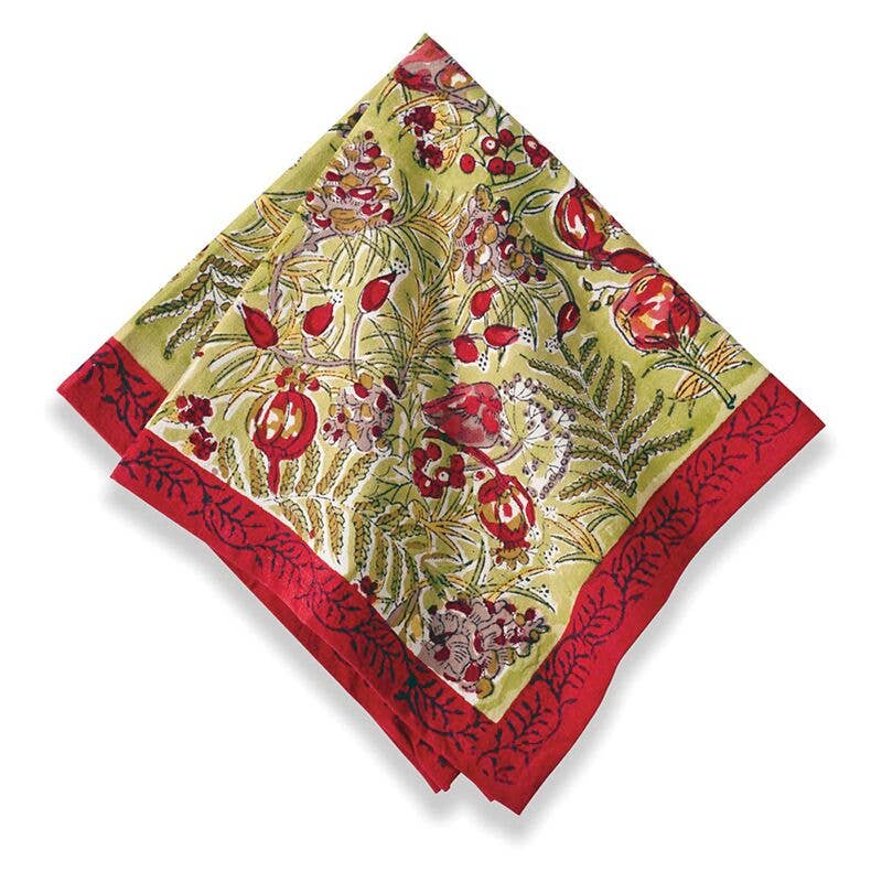 Winter Garden Red/Green Napkins