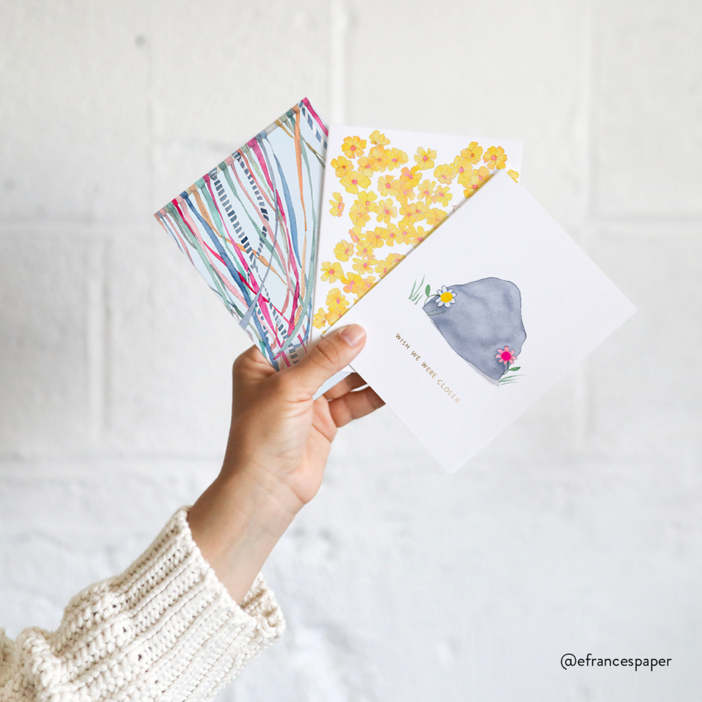 Yellow Flowers Thank You | Boxed set of 6