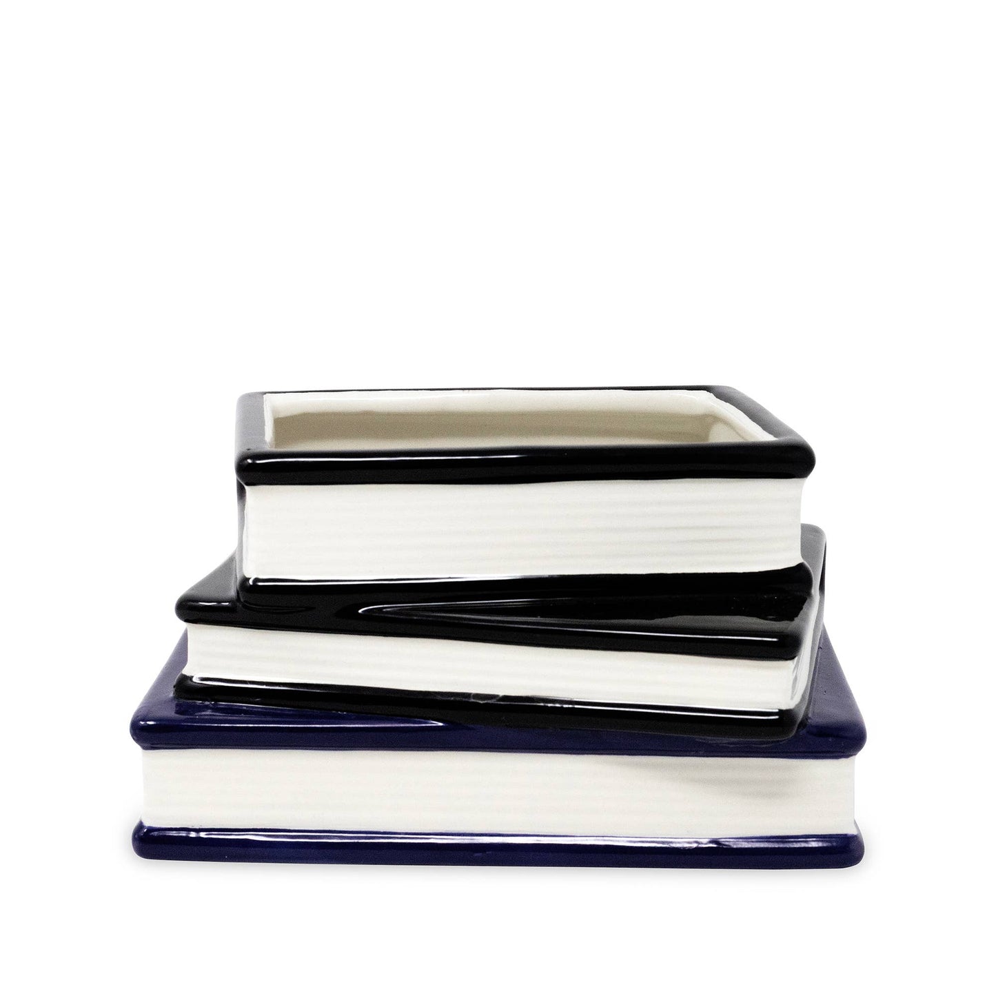 Stacked Book Planter - Sleepy Hollow