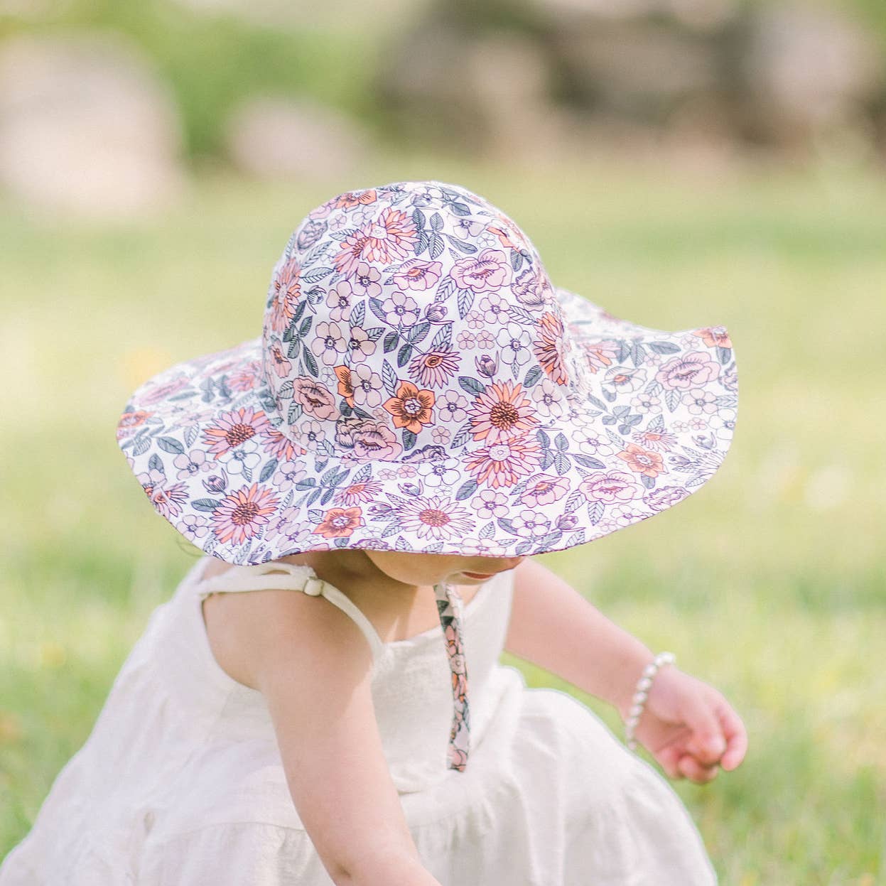Vintage Flora Sunhat 0-6 months