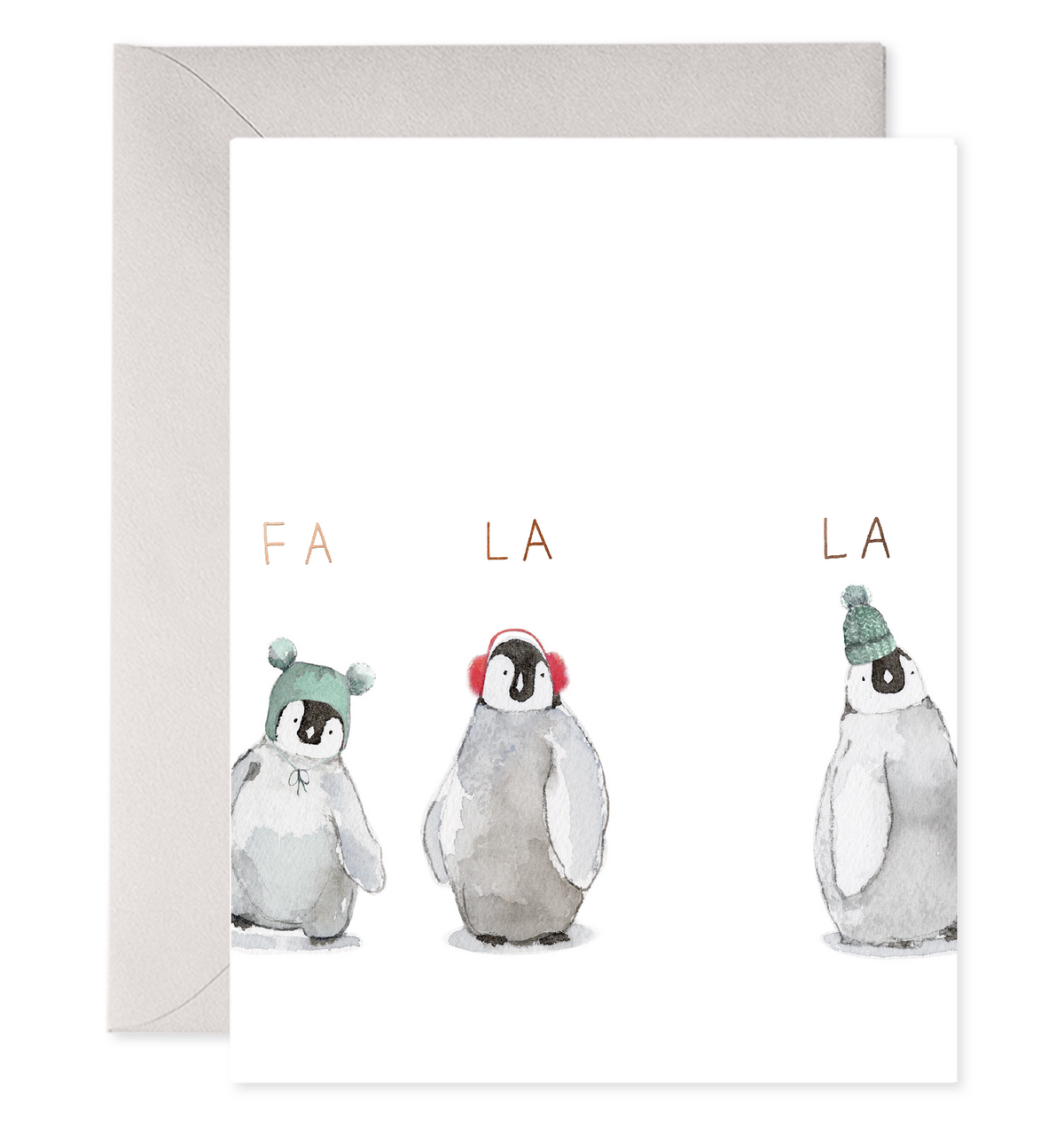 Cozy Penguins Holiday Christmas Card Boxed Set