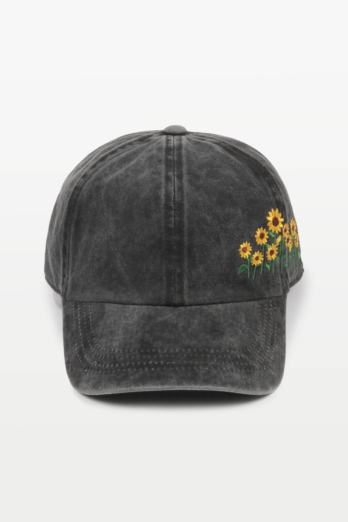 Sunflowers Baseball Cap: NAVY