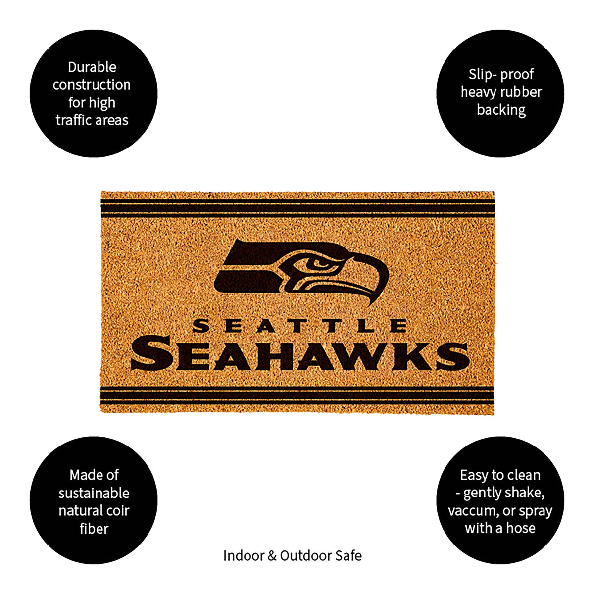 Seattle Seahawks Coir Mat 1C