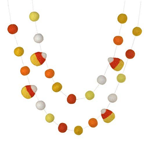 Candy Corn Felt Garland