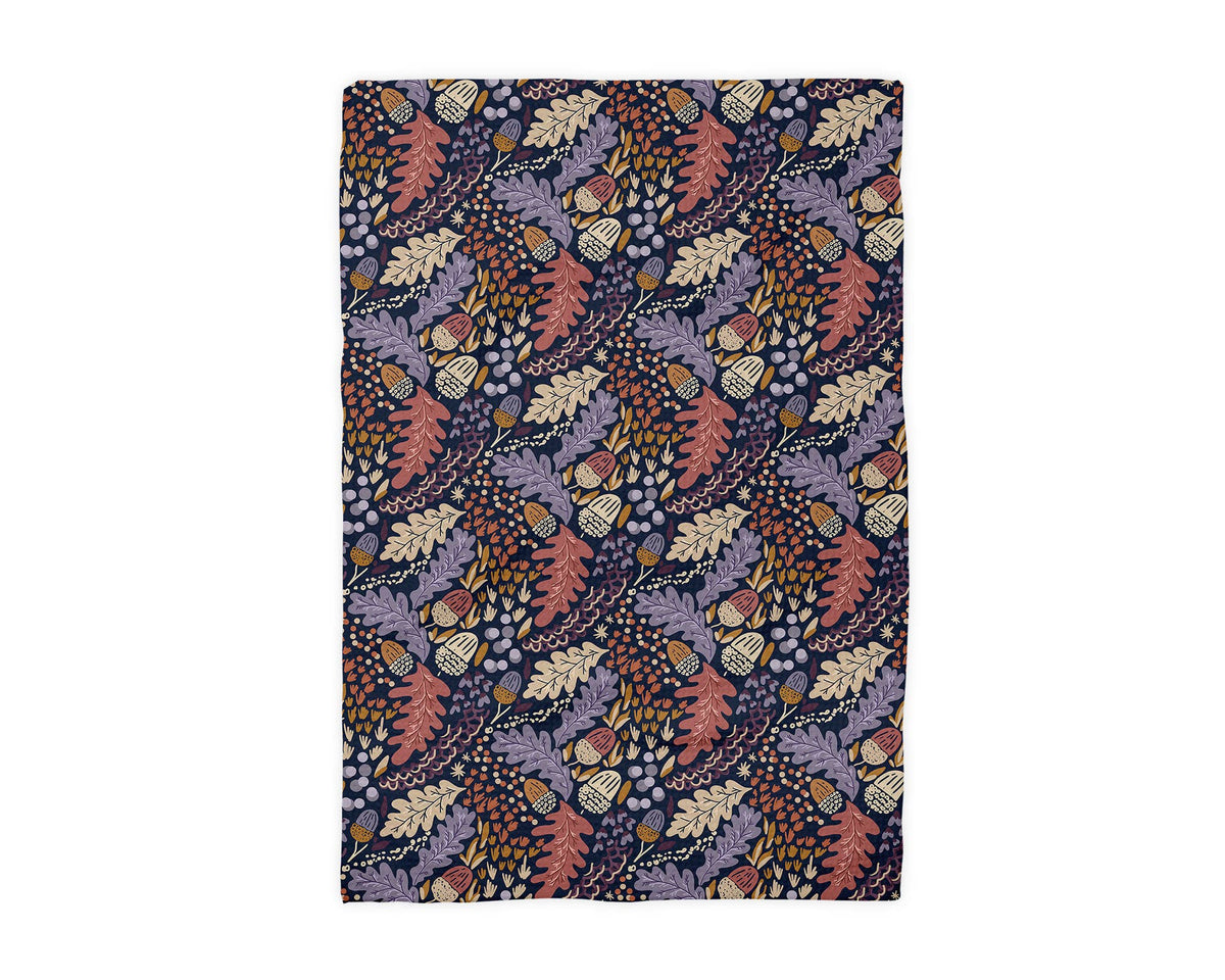 Fall Floral Towel Autumn Botanical