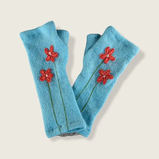 Fingerless Cashmere Gloves - Assorted